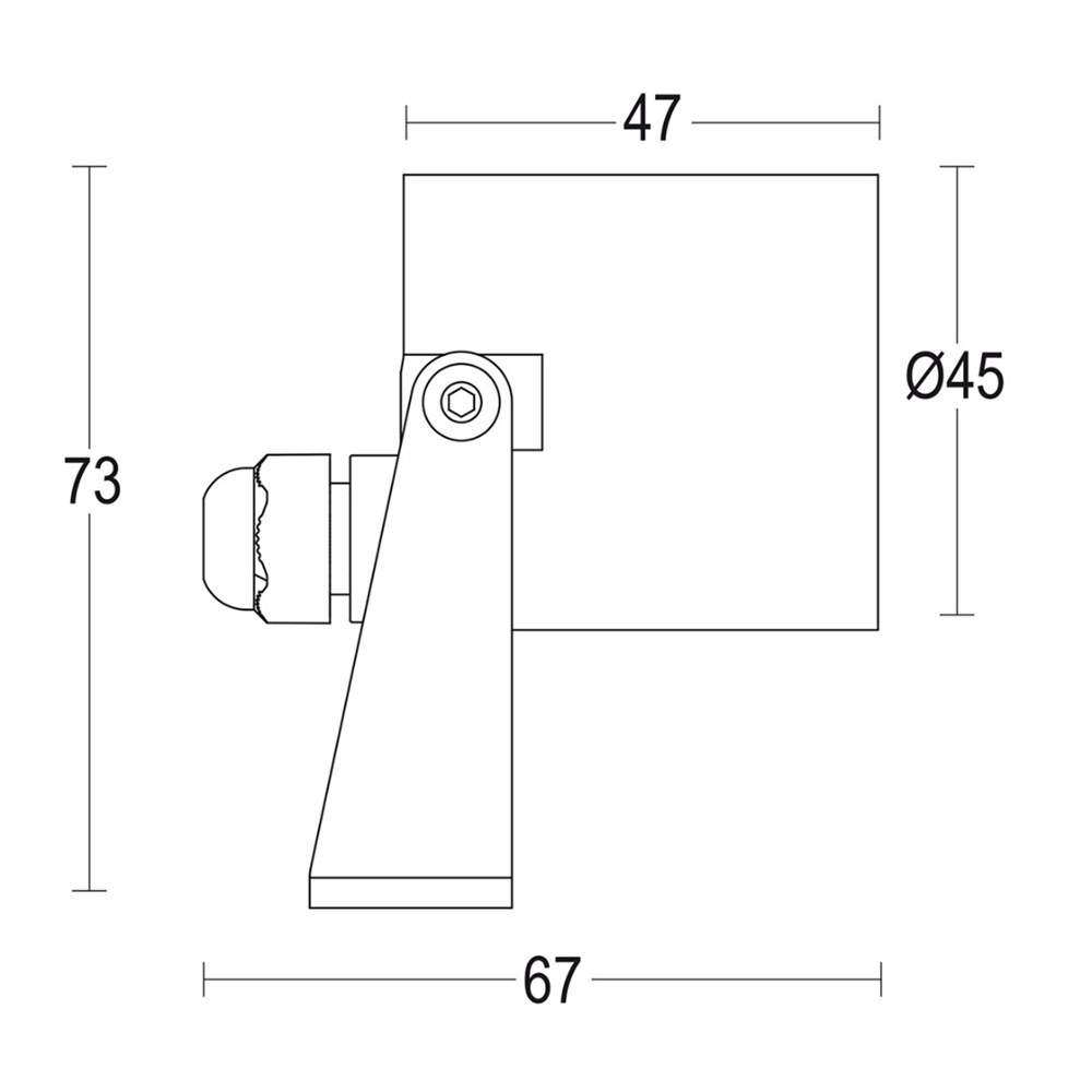 MaxiSegno Spot S Steel RD Ghidini Segno Spot RD S Steel .15 Нержавеющая Сталь  - Вид №1