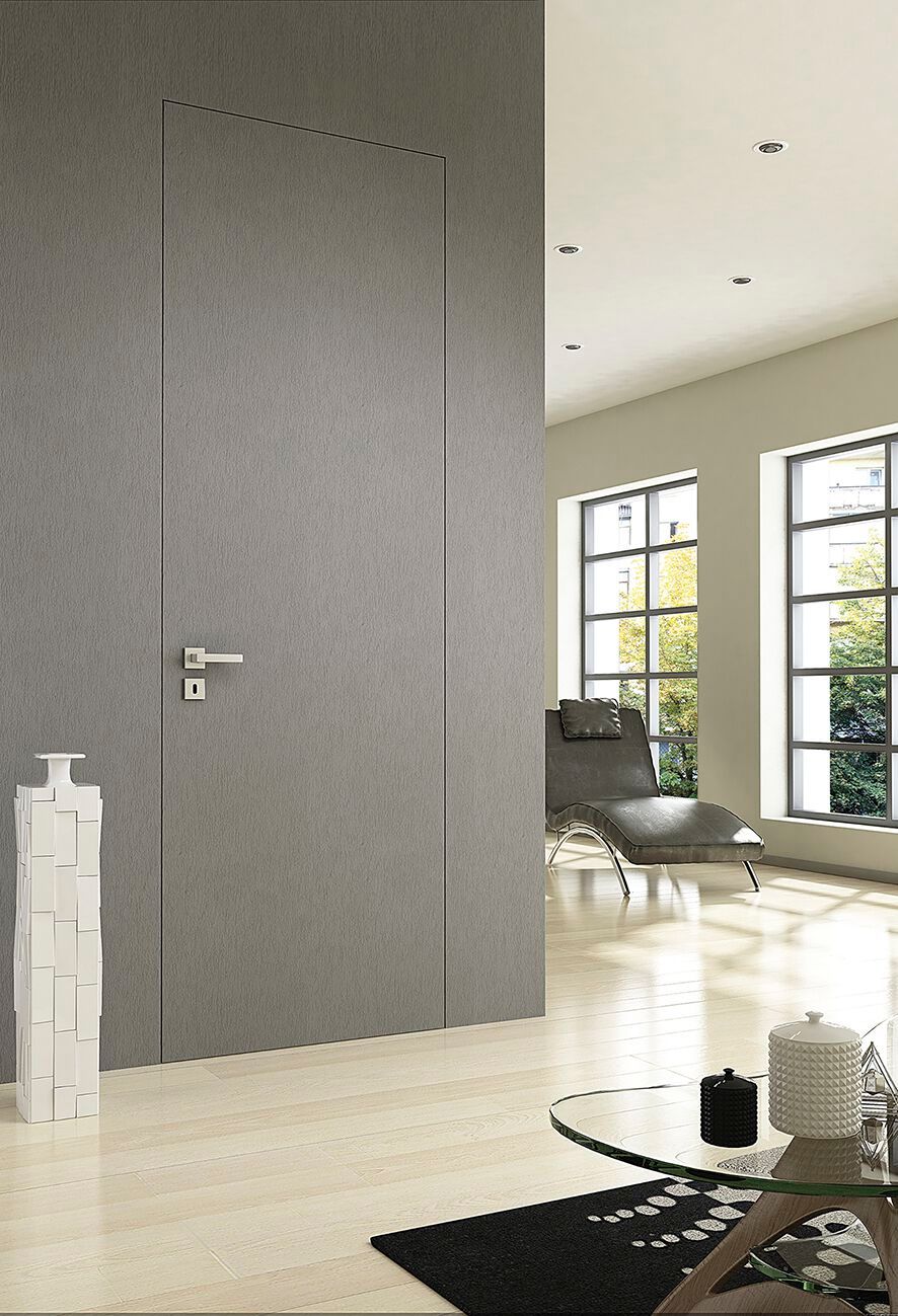 Заподлицо стены распашная дверь PROTEK® Linear® ARCH-00004715 - Вид №1