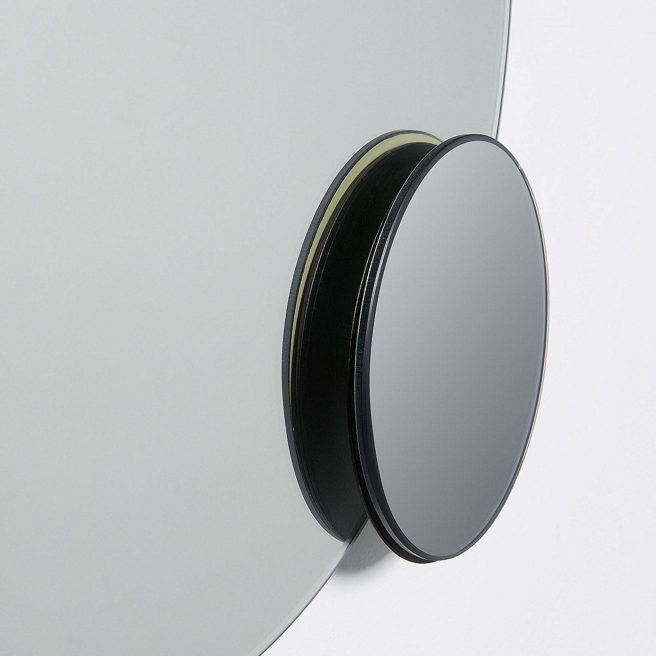 Зеркало круглое с дополнительным стеклом диаметр 38 см Medium Ommy от La Forma LA FORMA OMMY 321475  - Вид №1