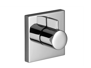 SYMETRICS Настенный клапан с закрытием против часовой стрелки 1/2" - матовое светлое золото