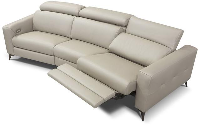 Rossini Sofas Изогнутый регулируемый кожаный диван sun-id-1509203 - Вид №7