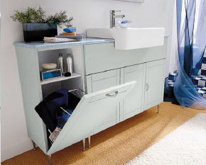 PR39 PRIMULA Комплект мебели для ванной комнаты 140 см ARDECO Ardeco S. R. L 42588 - Вид №4