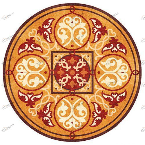 Художественный паркет Da Vinci Розетка 26-169 Дуб Селект (Гладкая) х1000диаметр мм 260090169