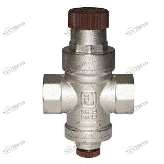 Редуктор давления ITAP 1/2" стандартный проход с отверстием под манометр 36112