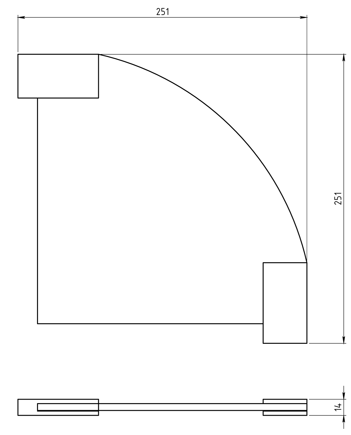 Угловая полка Novaservis Metalia 9 0935.0 хром 09350 - Вид №1