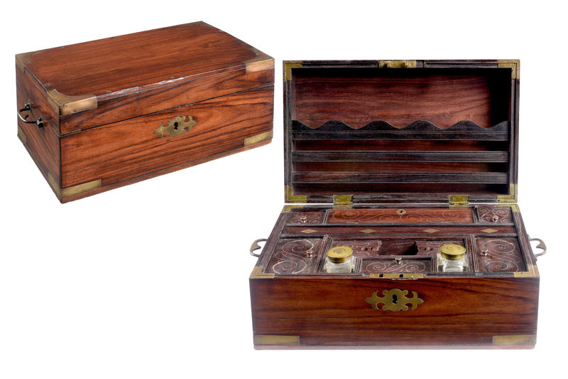 SOR27568 Коробка в латунном переплете из палисандра ijlbrown  - Вид №7