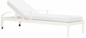 JANUS et Cie Алюминиевый садовый кушетка с подлокотниками Quadratl