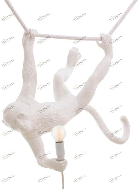 Seletti Подвесной светильник из пластмассы The monkey lamp sun-id-1405784