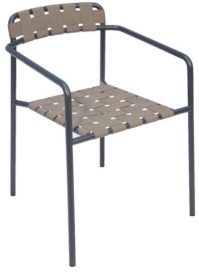 FISCHER MÖBEL Штабелируемый садовый стул с подлокотниками Tonic sun-id-1370329 - Вид №1