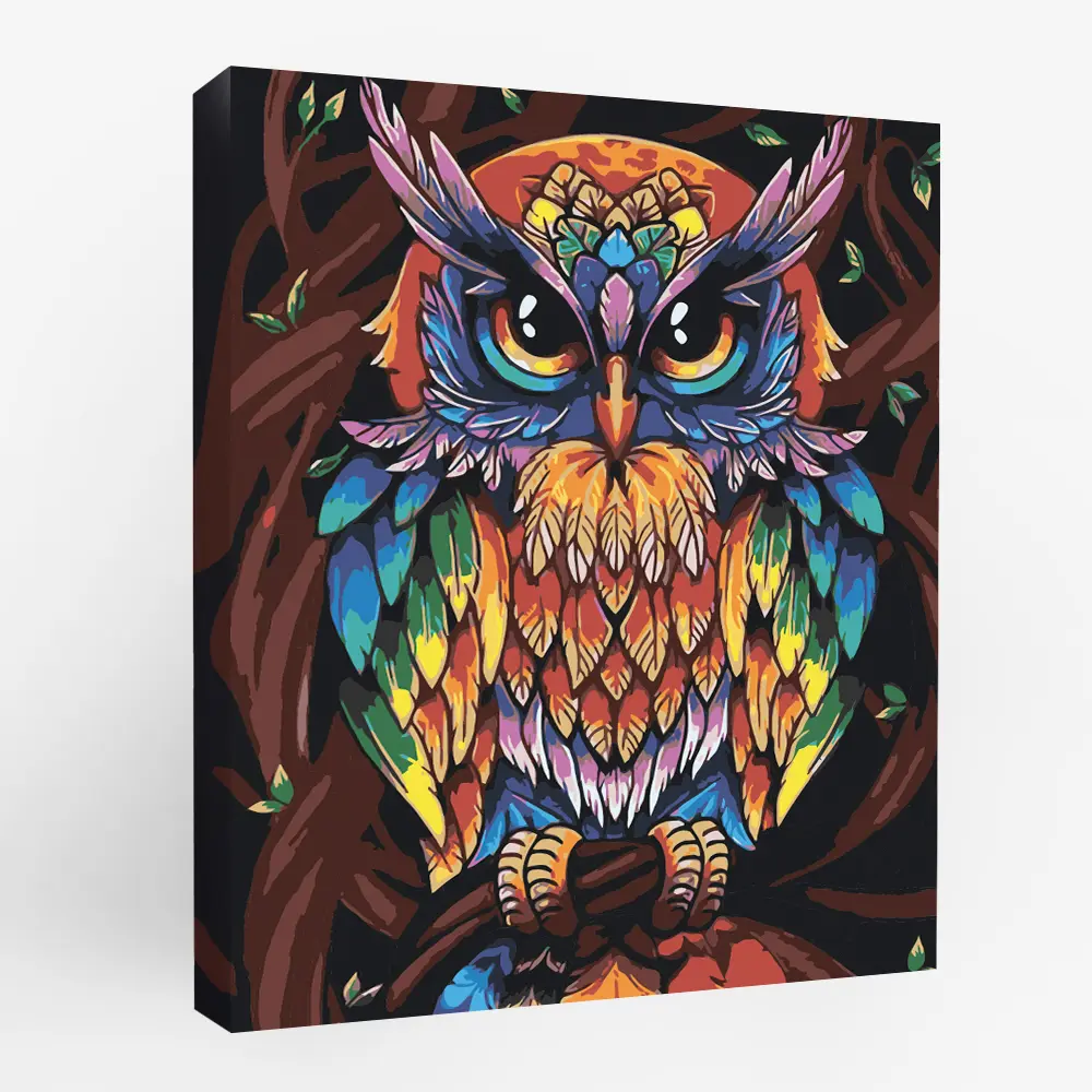 Картина по номерам Мудрая сова 40х50 см FBRUSH STLM-2001985 - Вид №1