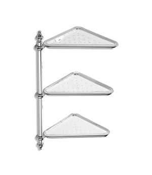 5351 Scarabeoceramica 3-х уровневая угловая приборка для душа Castellana Santreyd