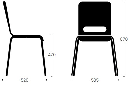 Deadgood Штабелируемый стул из фанеры Form F11 - Вид №11