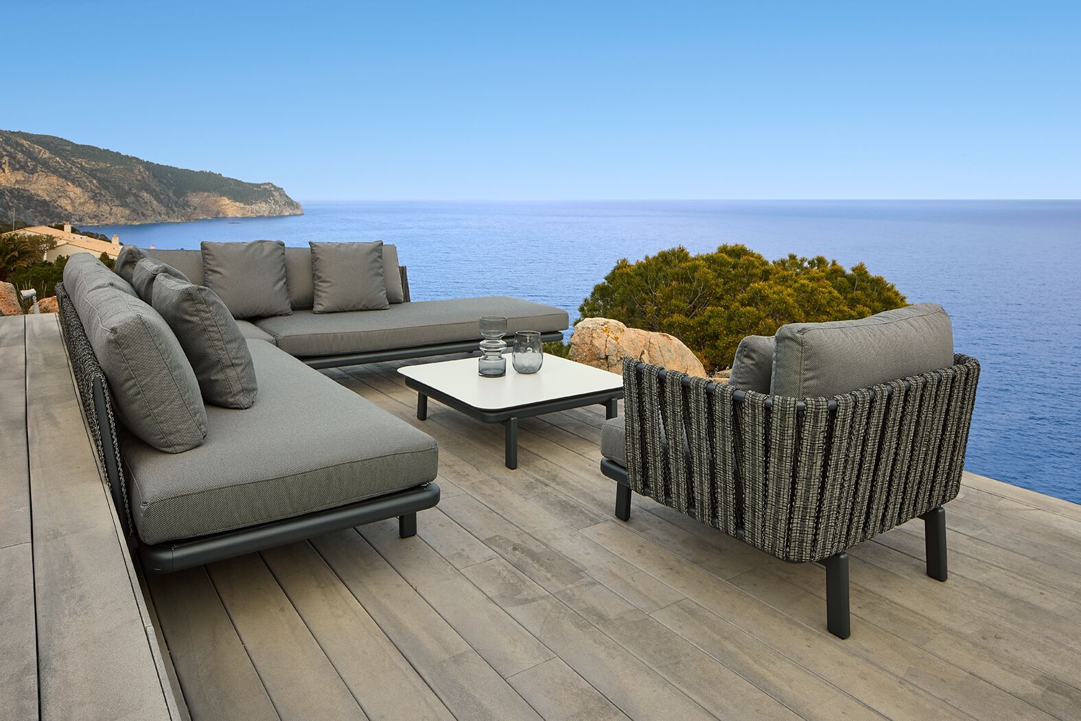 Мягкое садовое кресло с подлокотниками Resol Anthea ARCH-00149999 - Вид №4