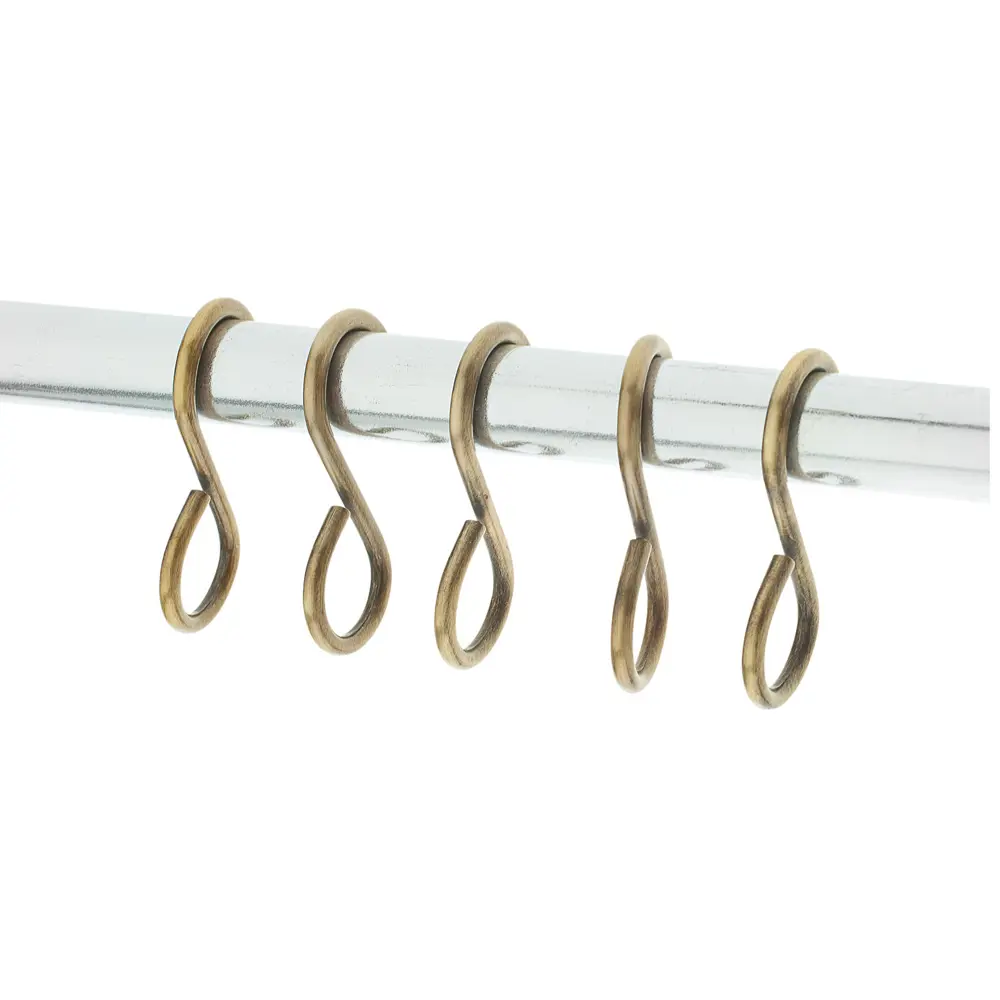 Набор крючков несъемных Delinia 60х30х20 мм цвет бронза, 5 шт STLM-2108739