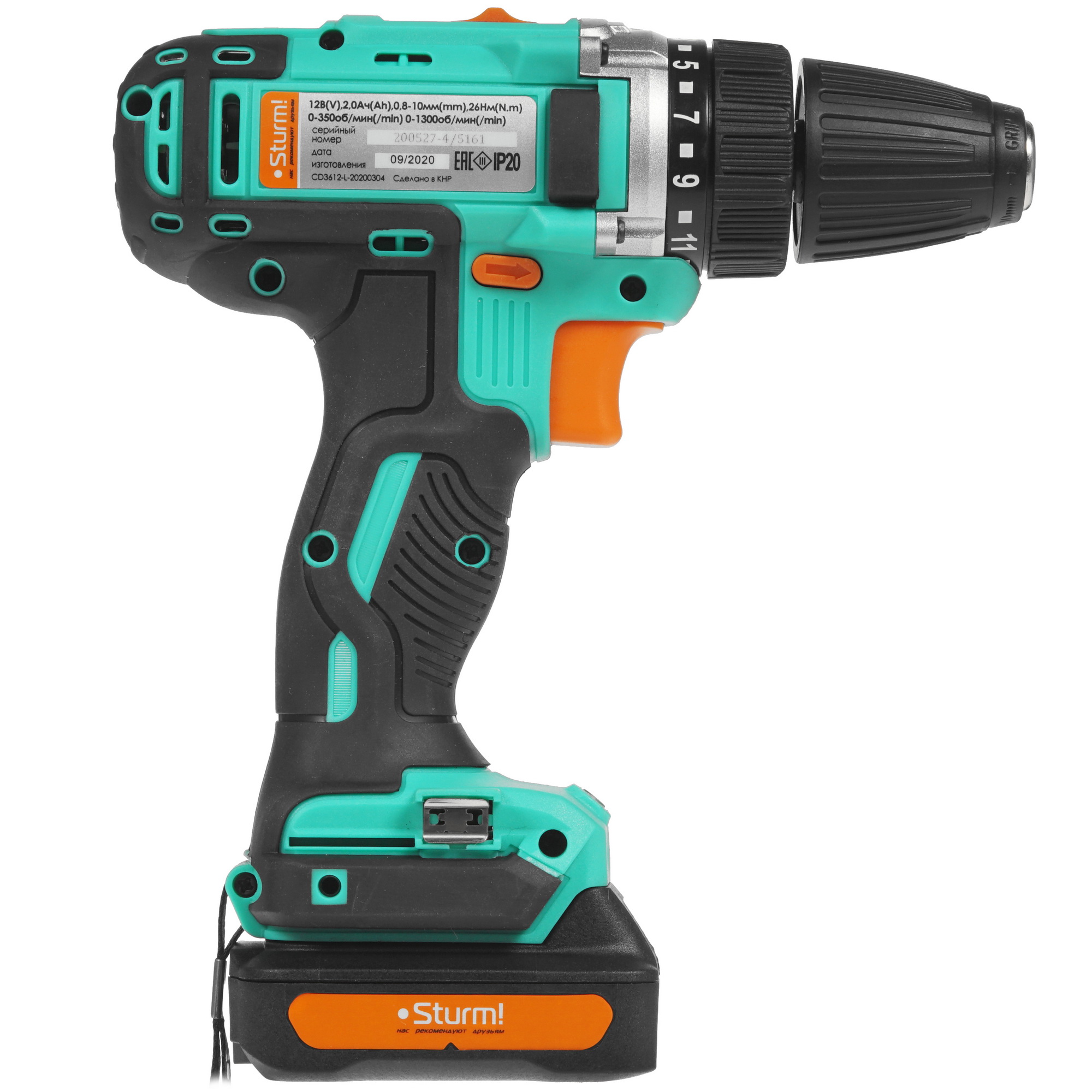 Дрель-шуруповерт Sturm! CD3612 5308972 STDN-0124700 - Вид №1