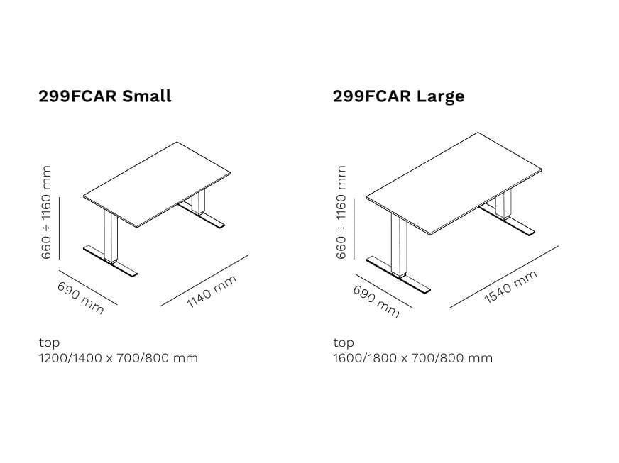 Рабочий стол с регулируемой высотой Mara Follow ARCH-00026899 - Вид №3