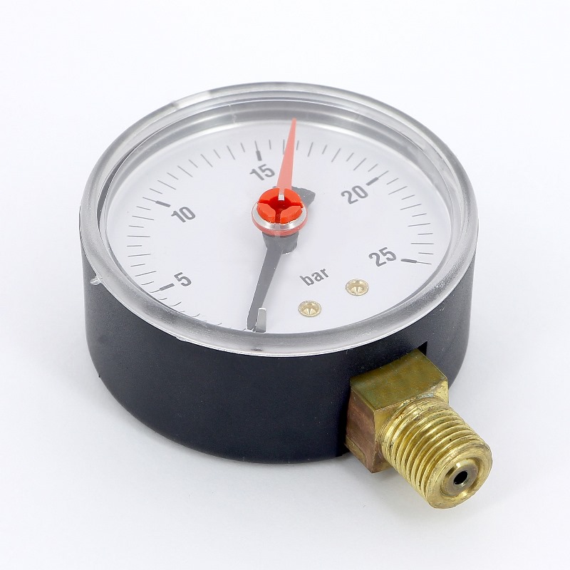 Манометр радиальный 1/4" 63 мм EMMETI 25 бар 00612025