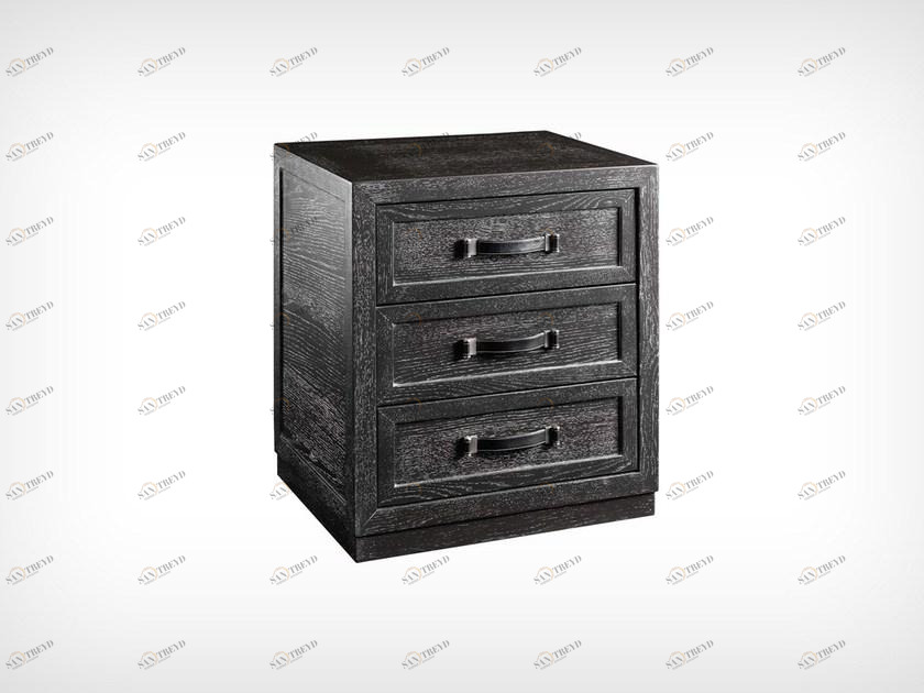 L'Origine Прикроватная тумбочка из дуба с ящиками Rupert Fh3cs 56