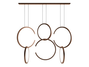 Металлический подвесной светильник