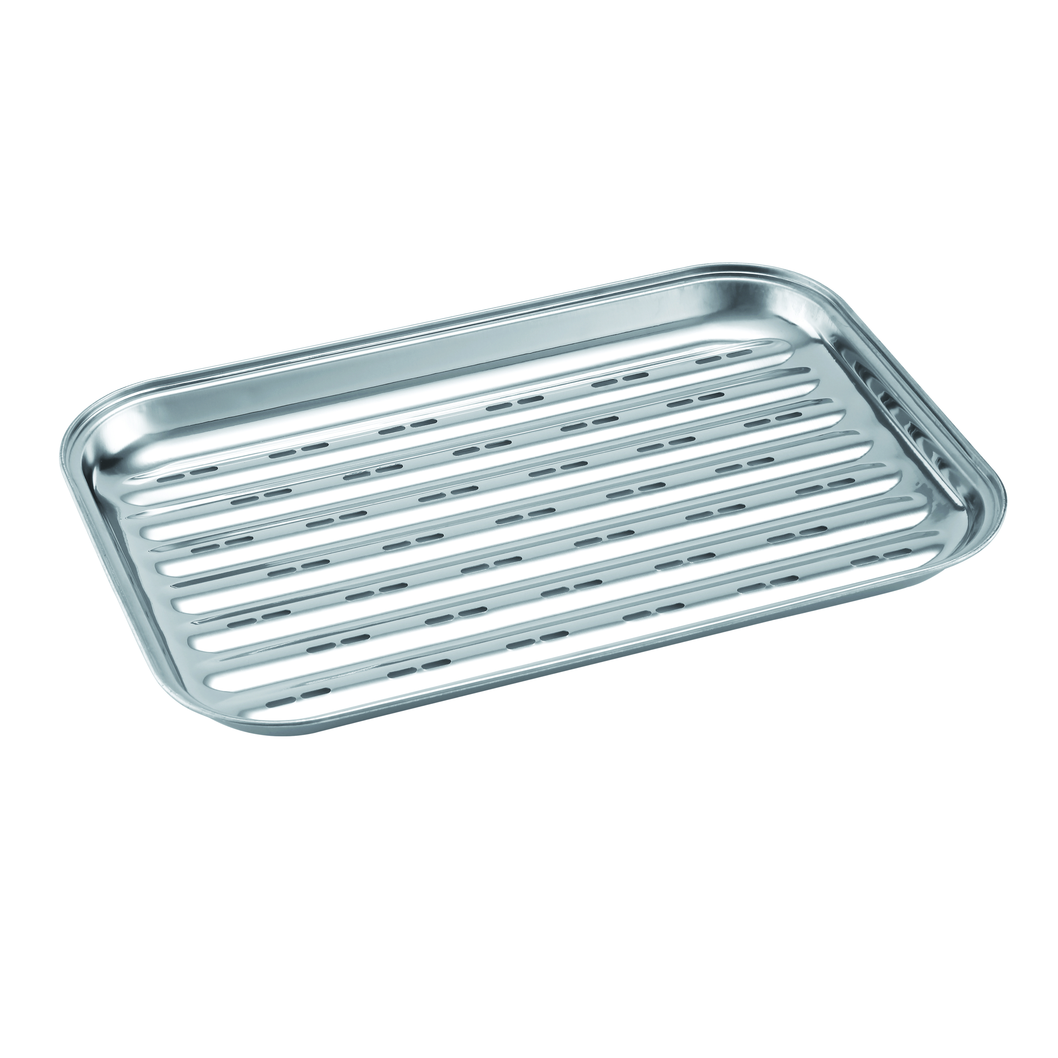 81966311 Противень для овощей Alpha 34.5x24 см нержавеющая сталь серебристый STLM-0015889 NATERIAL  - Вид №2