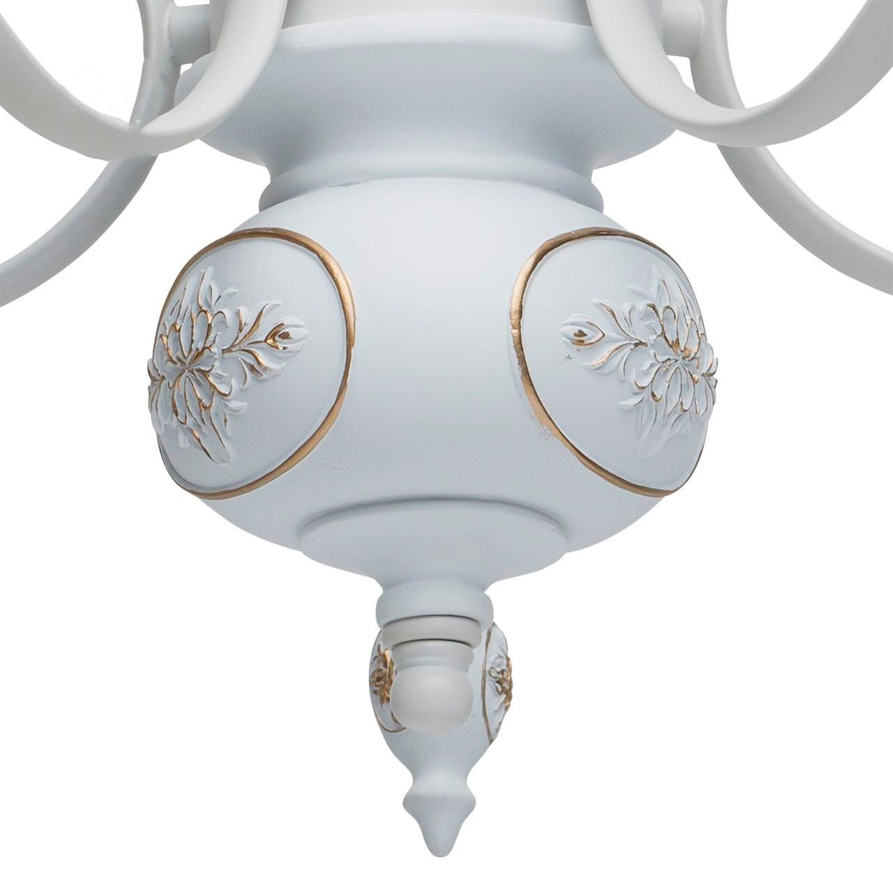 Подвесная люстра MW-Light Версаче 639011505 белая MW-LIGHT ДИЗАЙНЕРСКИЕ, ВЕРСАЧЕ 185467 Белый  - Вид №1