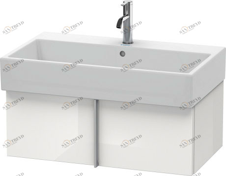VA612702222 Тумбочка подвесная Vero Air #VA6127 784 x 431 мм Белый глянцевый декор Duravit