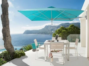 Umbrosa Регулируемый квадратный зонтик из анодированного алюминия для стены Paraflex