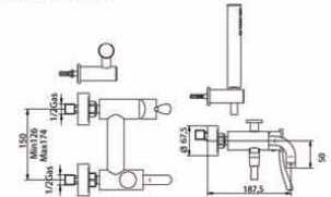 2853200000 Смеситель Bandini Eden Santreyd - Вид №2