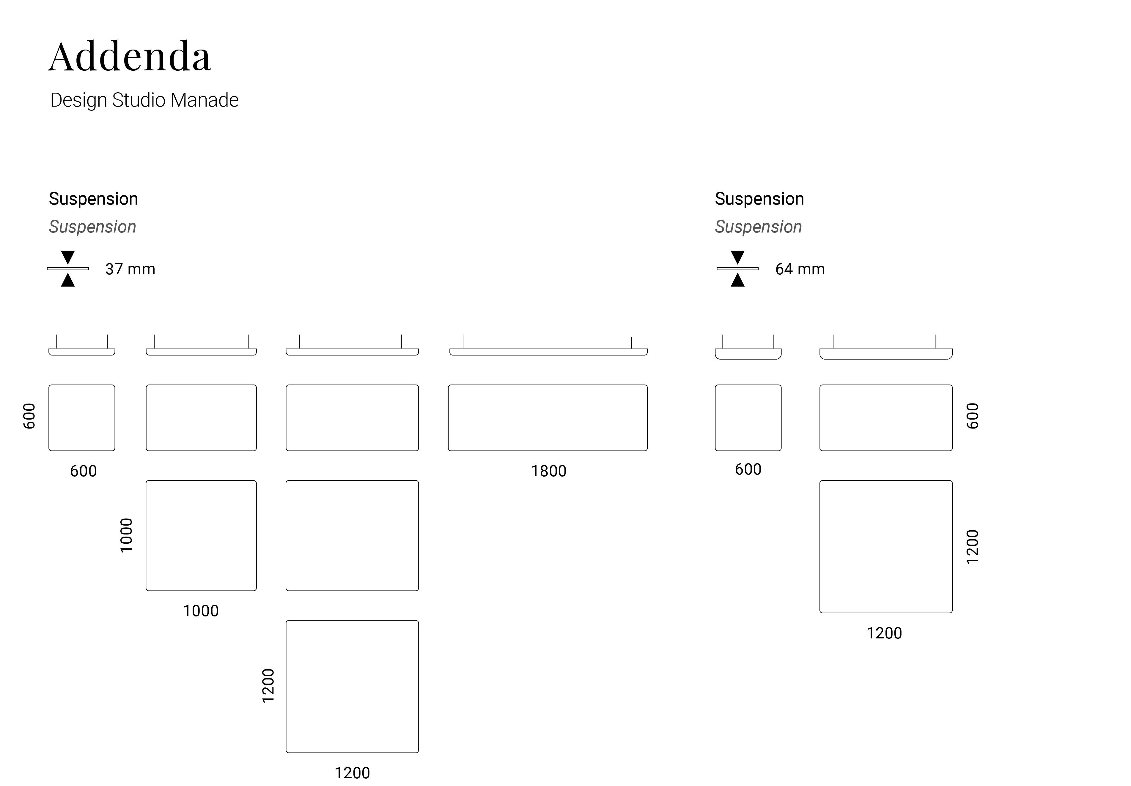 Подвесные мягкие акустические панели Manade дополнение ARCH-00046972 - Вид №4