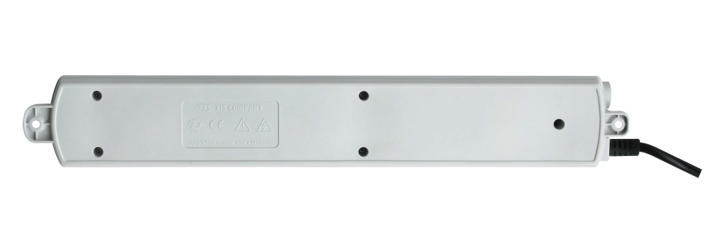Pilot S3M Surge protector pilot s 3m, 6 outlets (5+1), white ZIS Santreyd  - Вид №3