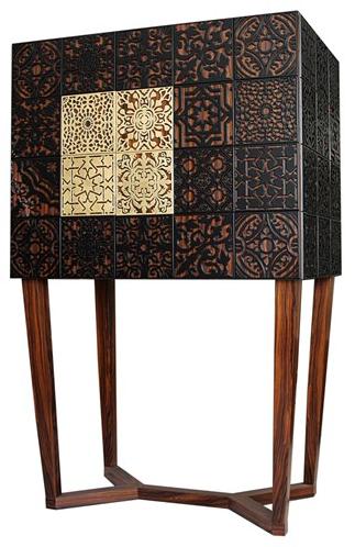 Malabar Буфет из лакированной древесины с распашными дверцами Virtuoso sun-id-1511529 - Вид №1