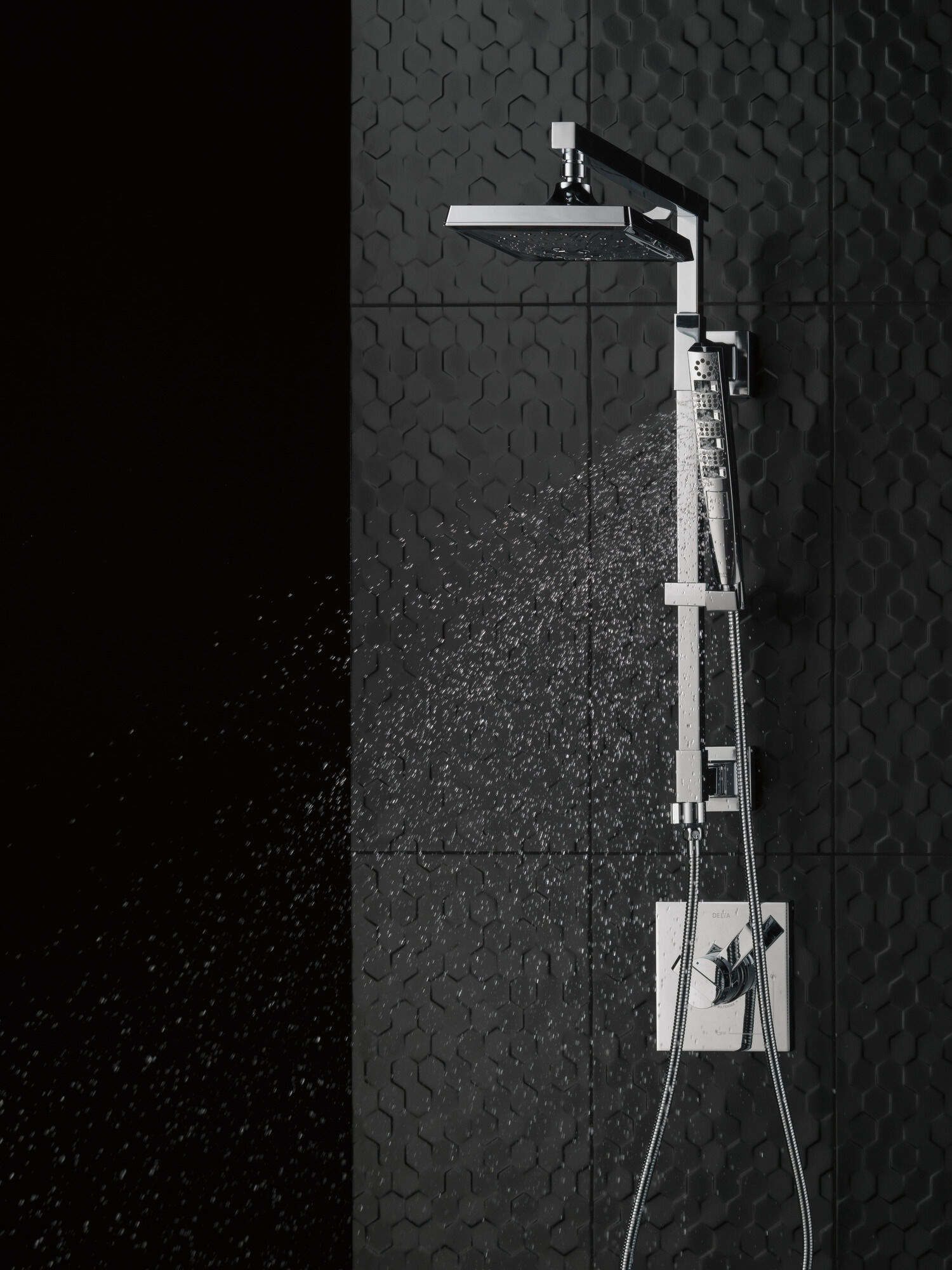 58410-PN Душевая колонна угловая 18 дюймов Delta Faucet Universal Showering Полированный никель  - Вид №13