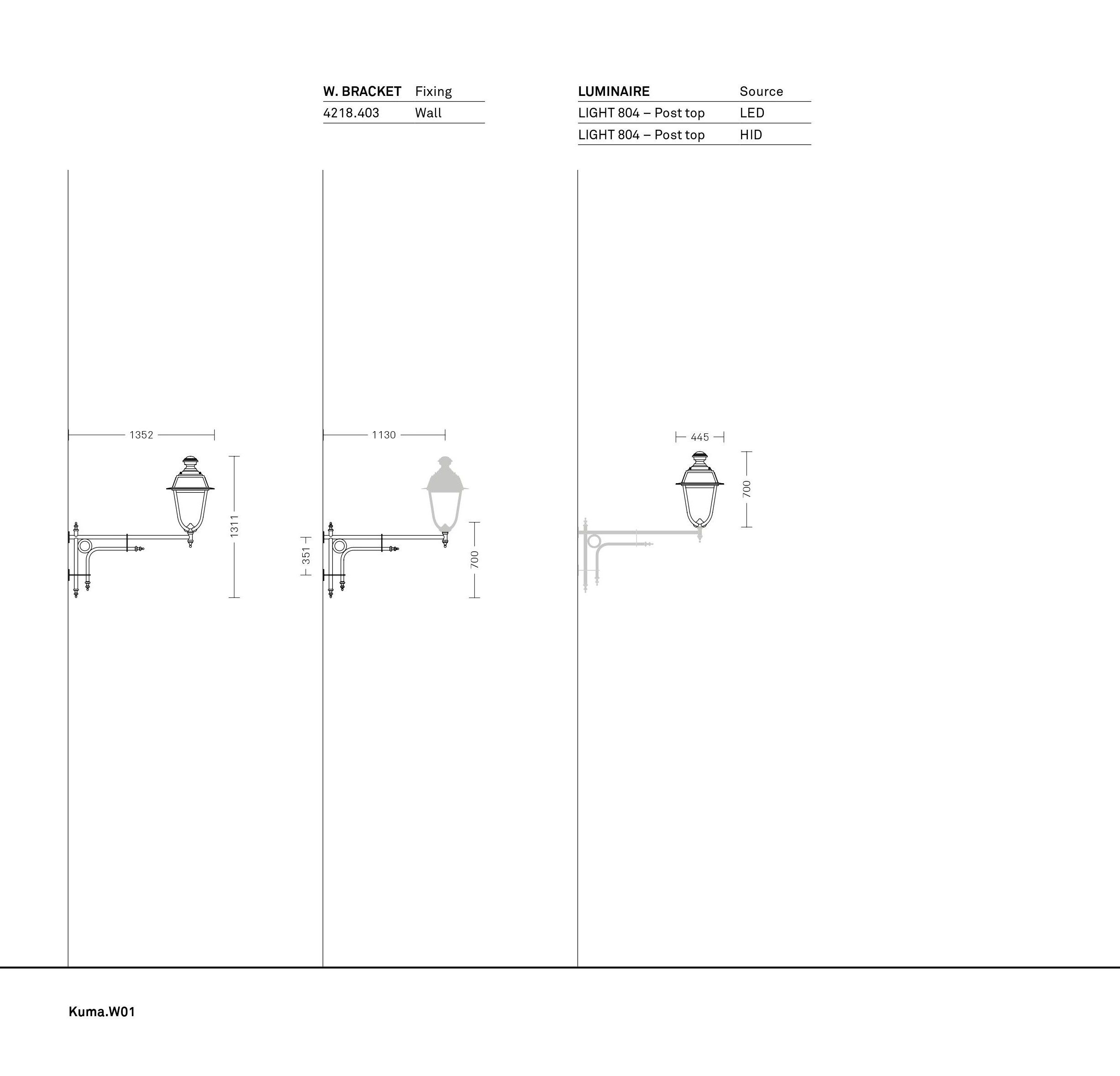 Уличный фонарь Neri ARCH-00093775 - Вид №2