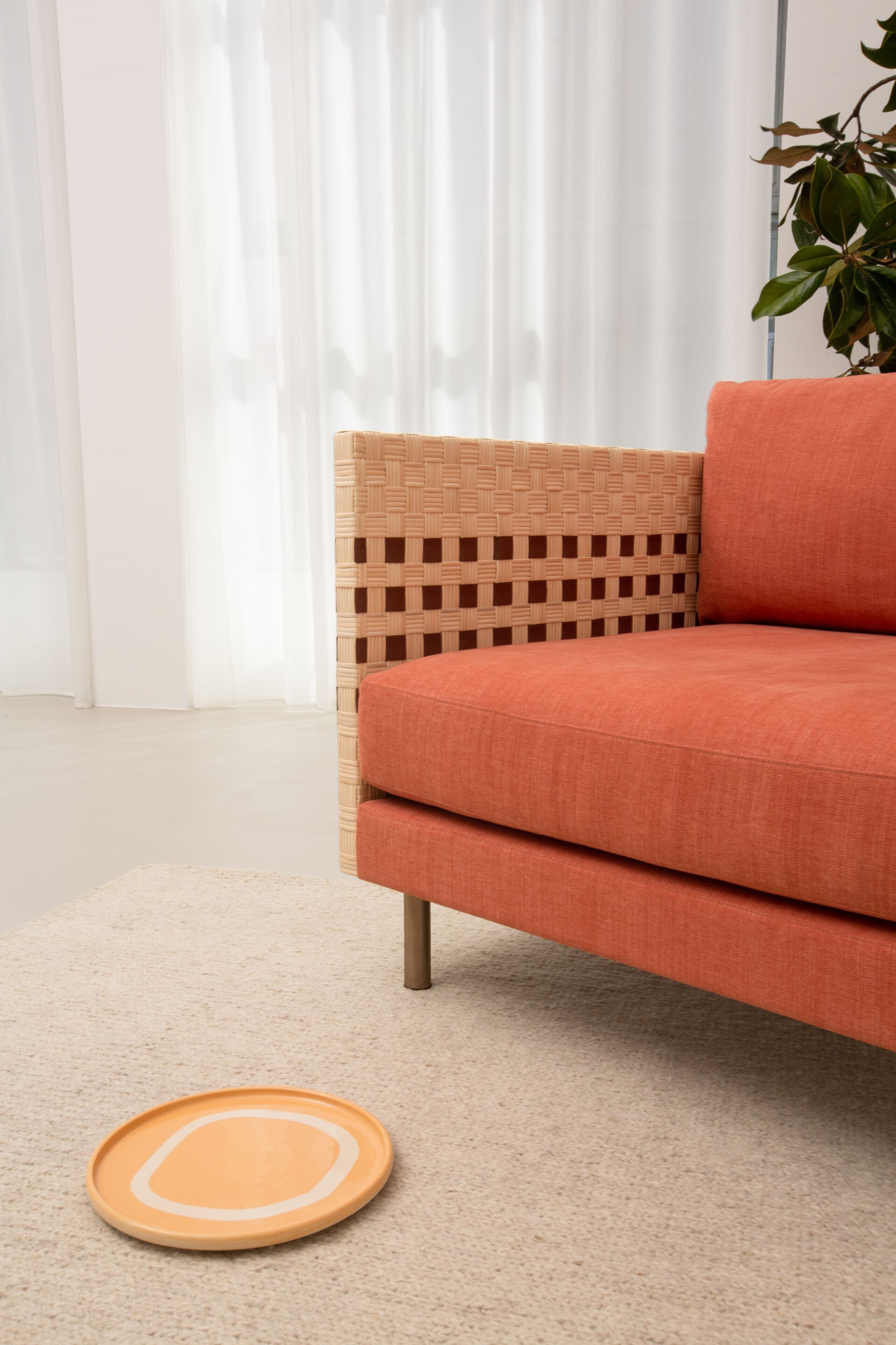 Тканевое кресло с подлокотниками Bottega Intreccio MILLI ARCH-00077754 - Вид №3