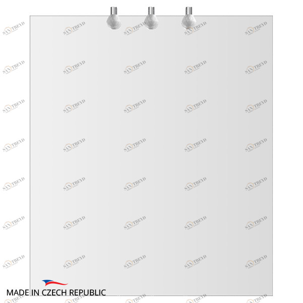 Зеркало со светильниками (65х75 см) ELLUX (Чехия) CRY-B3 0208 sun-id-561524