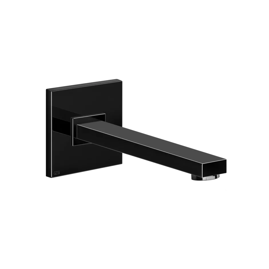 Носик для умывальника 20114 706 Gessi Rettangolo k ЧЕРНЫЙ МЕТАЛЛ PVD 20114706