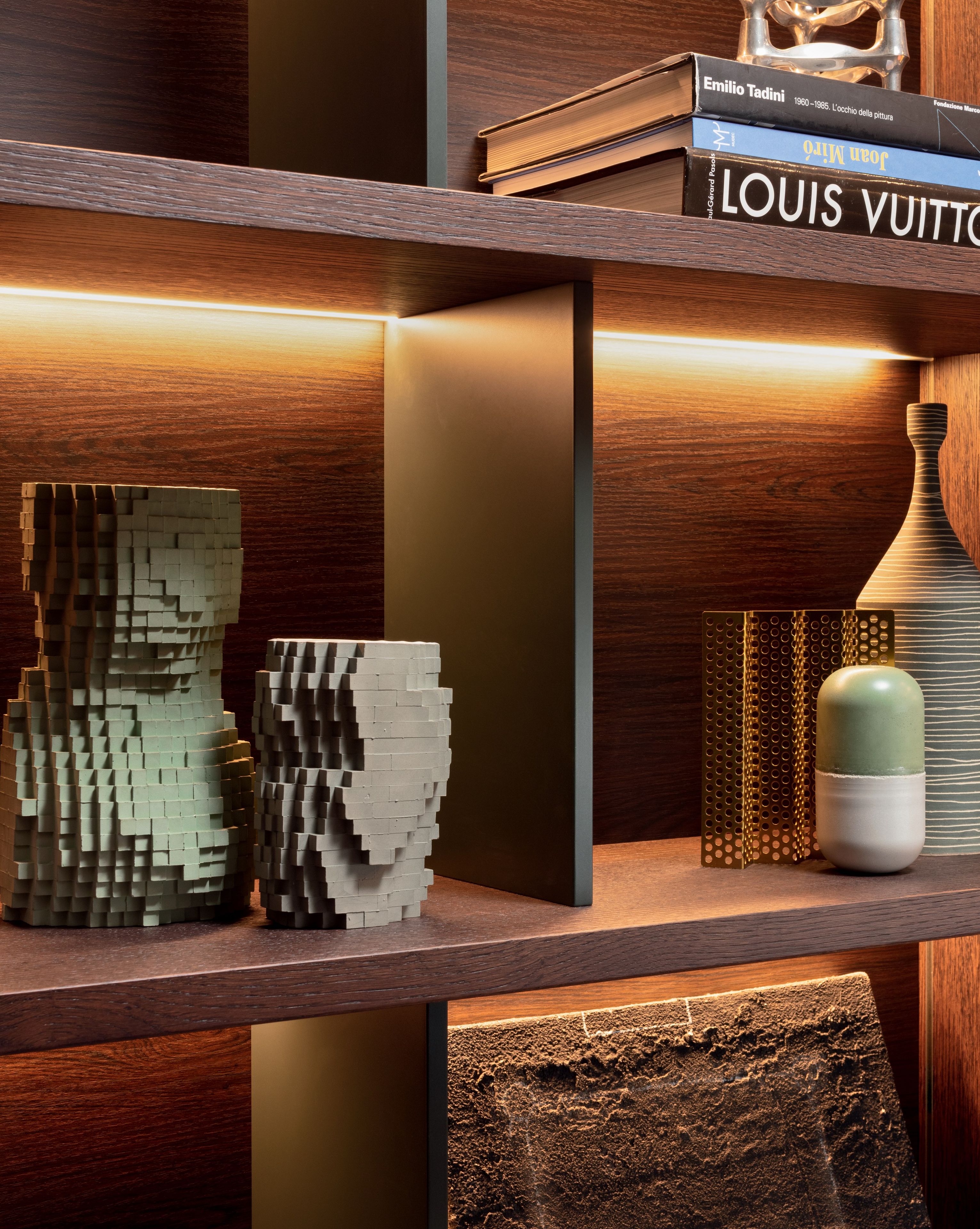 Деревянная секционная угловая Книжная полка Pianca Spazioteca ARCH-00147380 - Вид №3