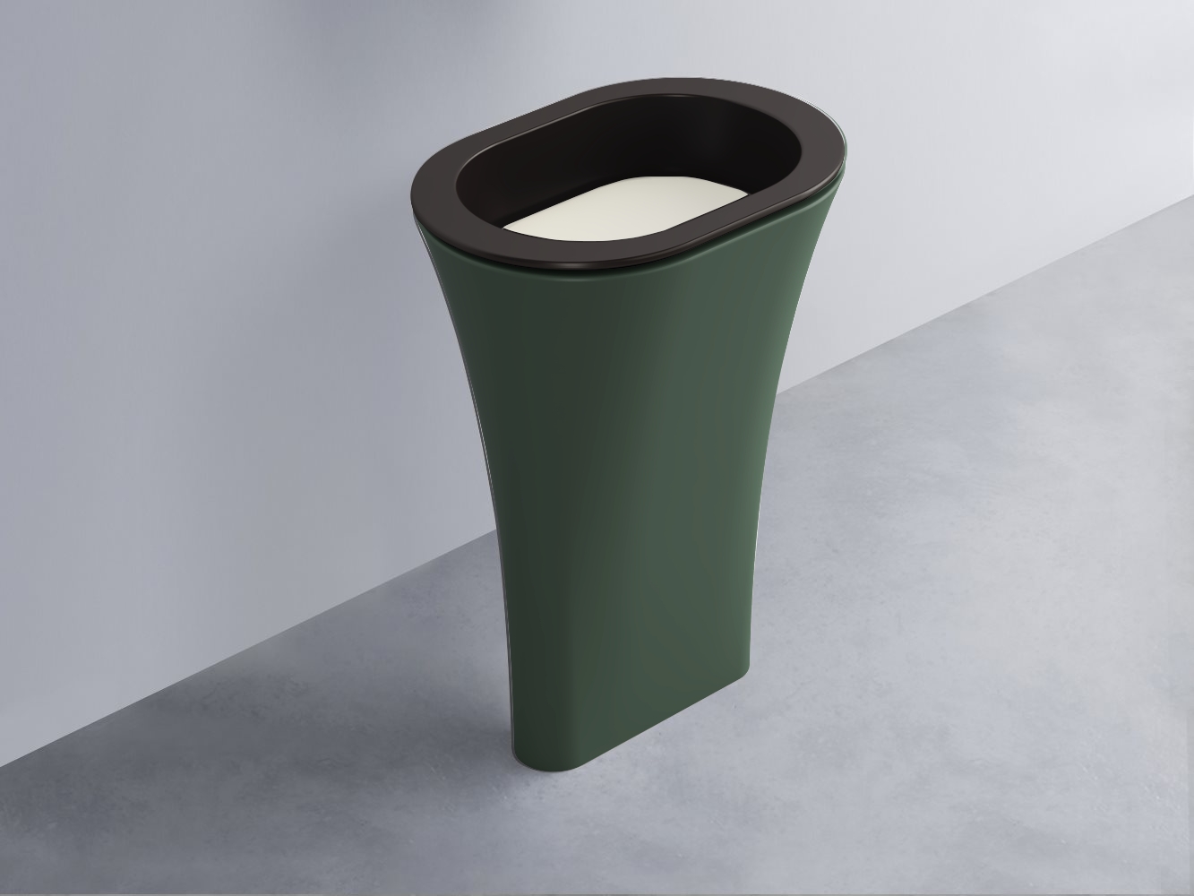 AMLA65-LV+AMPILO-TL+AMCOLO-MU Раковина Amedeo Ovale отдельностоящая cielo Enjoy + Amedeo Ceramica Cielo