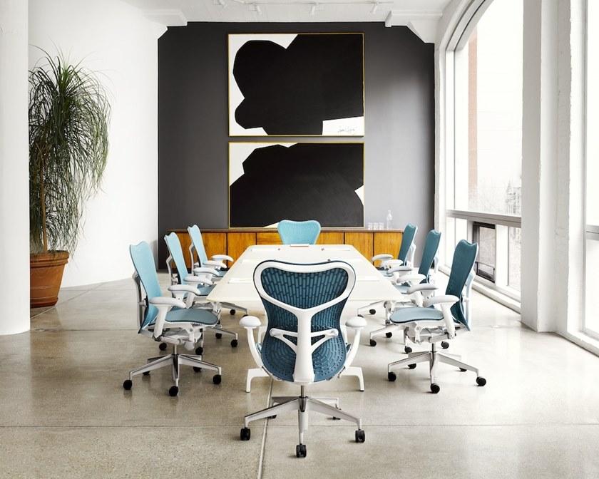 Herman Miller Эргономичное вращающееся офисное кресло из полимера triflex Mirra 2 sun-id-1513131 - Вид №13