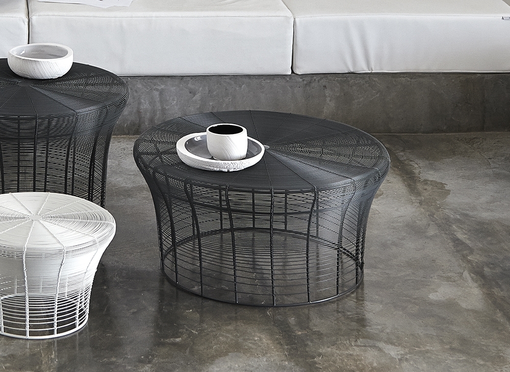 100607 Столик низкий Anthracite GAN Aram - Вид №1