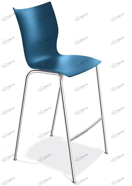 Casala Табурет пластиковый с подставкой для ног Onyx barstool 2430/07