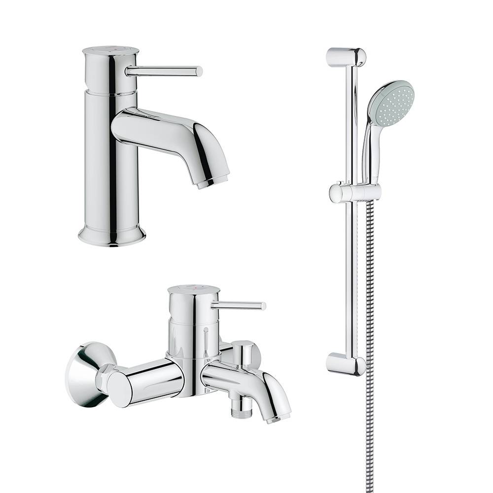 Промо-комплект смесителей GROHE BauClassic, хром (124347)