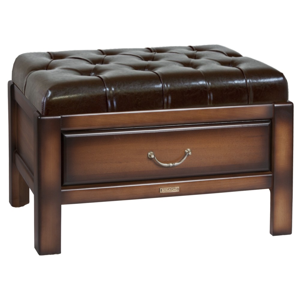 11127 Банкетка Лотос 6 Орех Шоколад BOGACHO 4627138159941