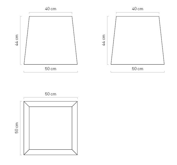 Искусственная кожа квадратный сад пуфик Trona Diamonds ARCH-00136739 - Вид №1