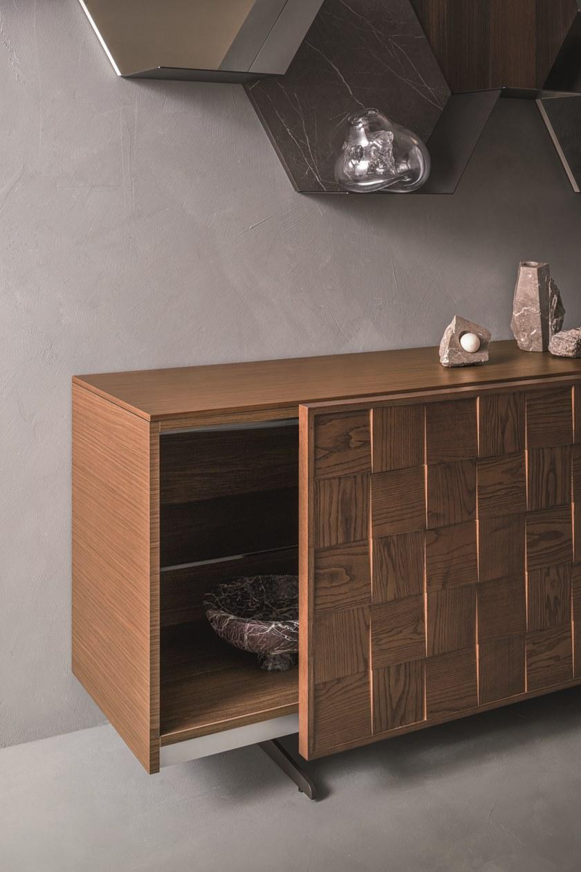 ZANETTE Буфет из орехового дерева с раздвижными дверцами sun-id-1480795 - Вид №3