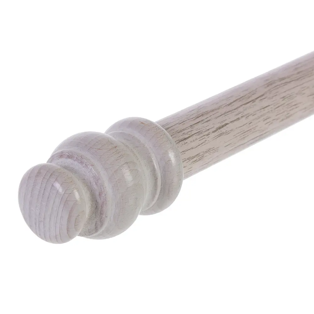 Santreyd Двухрядный карниз из беленого дуба для элегантного оконного дизайна 15099613 STLM-0005445