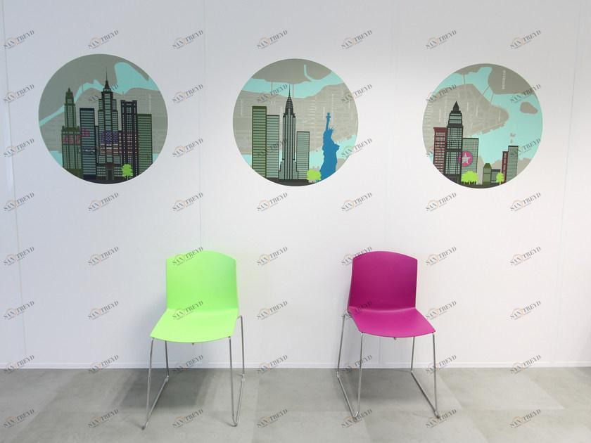 CONCEPTUWALL Декор из клейкой ткани New york city sun-id-1514640