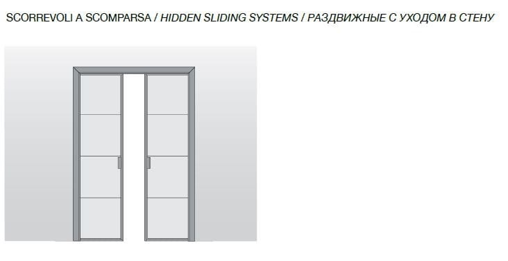 Лакированная стеклянная дверь Longhi Aluminiun Chic-Doors ARCH-00125169 - Вид №7