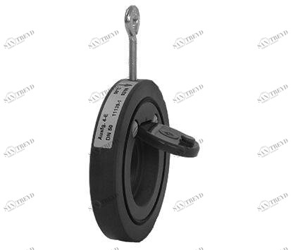 SANIT 121463000225 Обратный клапан без пружины, PVC-U 