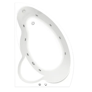 Ванна Sensea Глоу с гидромассажем акриловая 170x110 см левая